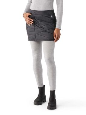 Smartwool Black Quilted Mini Skirt